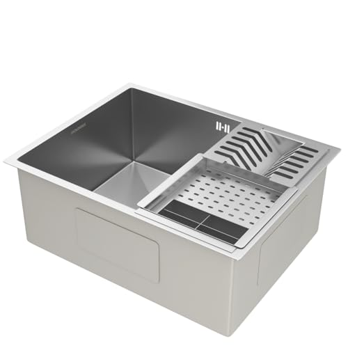 Cuba Para Cozinha Gourmet Malibú Quadrada com Calha Escorredor GoldenX