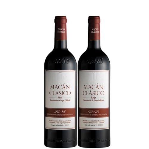 Macán Clásico - Ideal para Maridar con Carne y Comida Mediterránea - Pack 2 Botellas 75cl