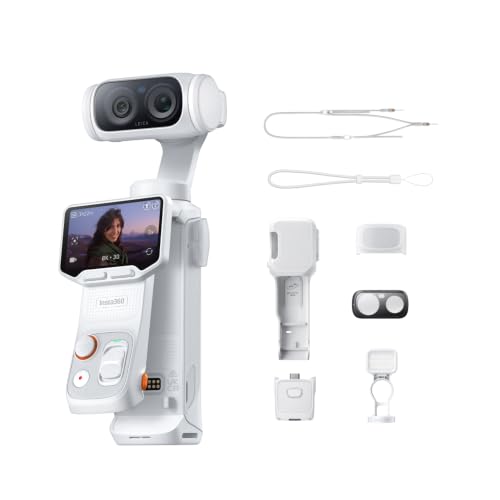 Insta360 Luna Ultra Fülllicht-Bundle, 8K Vlog-Kamera, Leica Objektive, Weiß – Ansicht 1