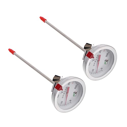 Thermometre cuisine pour éviter l'huile brûlée jauge de température à clip blanche