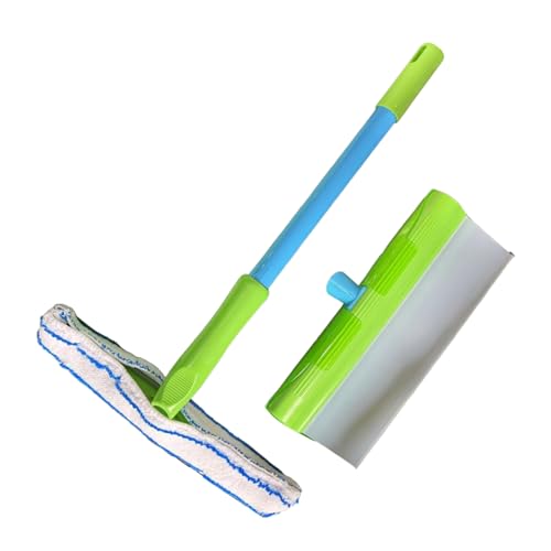 Rasqueta de de coche – Limpiador de parabrisas de silicona de 39 cm con asa | Rasqueta de agua para parabrisas, baño, cocina y suelo – de silicona sin para Le ne