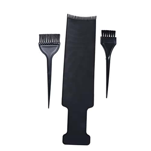 Healeved 3 piezas Kit para Teñir Cabello con Peine y Cepillo Set para Mechas y Coloración Herramienta de Peluquería Profesional y Doméstico Protección del Cabelludo Fácil Limpieza y