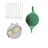 pomanders aura soma Palla in schiuma da 12 cm con rete a rete verde, robusta per fiori freschi o di seta