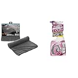 【 セット買い 】 カーメイト(Carmate) 洗車 タオル 超 吸水 ゼロタオル Sサイズ (60×50cm)2枚 セット ふきあげ クロス ボディ に置いて引くだけ! C431W + 車用 ホイール クリーナー パープルマジック マグナショット スプレー ブレーキダスト 融雪剤 塩カル 洗浄 500ml PS60