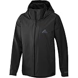 adidas Mens Jacket (Technical) Traveer Rain.Rdy Jacket (Gender Neutral), Black, GT6571, L