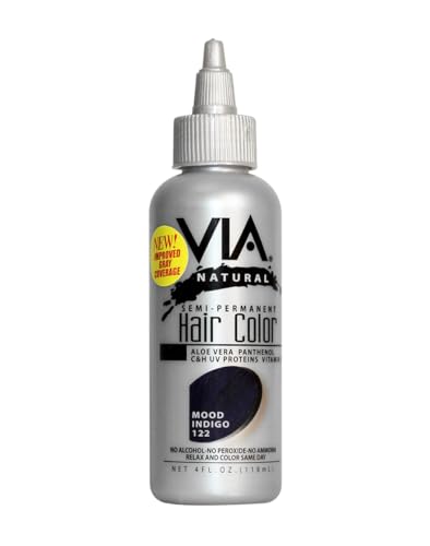 Color semipermanente para cabello con aloe vera 122 Moon Indigo 4 oz miniatura 1