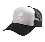 This Office Clerk Needs a Glass of Wine Trucker Hat with Adjustable Mesh Back, Black/White