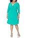 Star Vixen Women's Plus-Size Twist-Front Dress