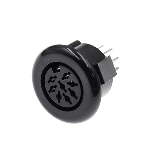 Conector Din 8 pines hembra vertical de 110V para proyectos electrónicos 4