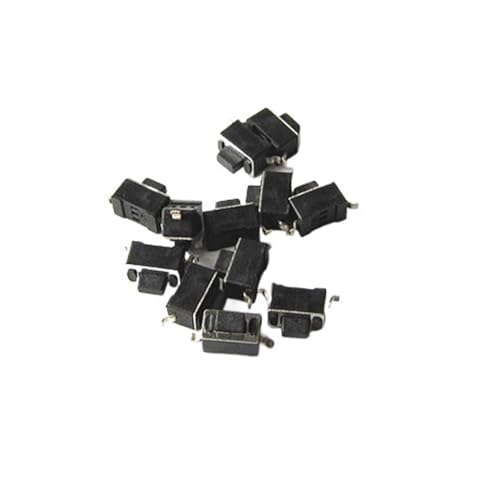 Interrupteur tactile 3x6x5mm à deux pieds HY-3604 pour circuit imprimé en lot de 100 pièces