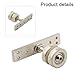 Folding Hanging Pulley for Wooden Door Sliding Hardware – Silent Sliding Wheel, Heavy-Duty Nylon Wheel Pulley with Zinc Alloy Body & 2mm Steel for Ring, Smooth Sliding Door Roller(S)