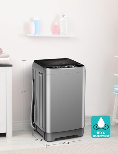 Image of Portable Washer - Full-Automatic Washing Machine w /Drain Pump,2.4 Cu. Ft.