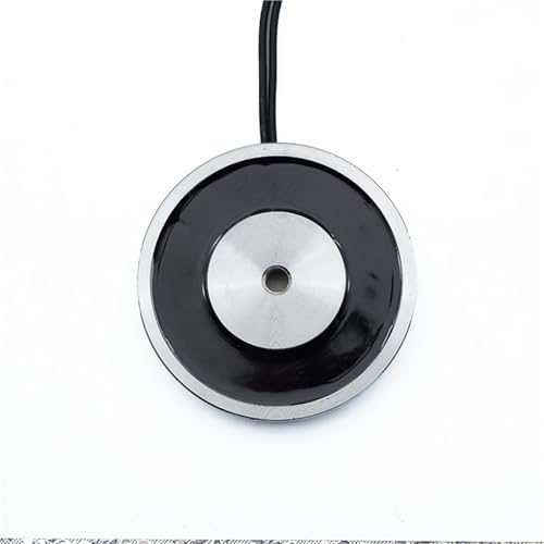 12v 24v Dc H6008 Holding Electromagnet 10kg 20kg 30kg Small Lifting Round Holding Electromagnet 1Pcs(H6008-12v)