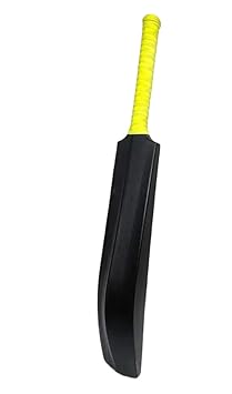 KP Sports Full Size Cricket Bat for Kids & Men | Heavy Duty Tennis Ball Bat with Non-Slip Grip | Durable Gully Cricket Bat for Practice| Lightweight Plastic Bat for Outdoor Pack of 1