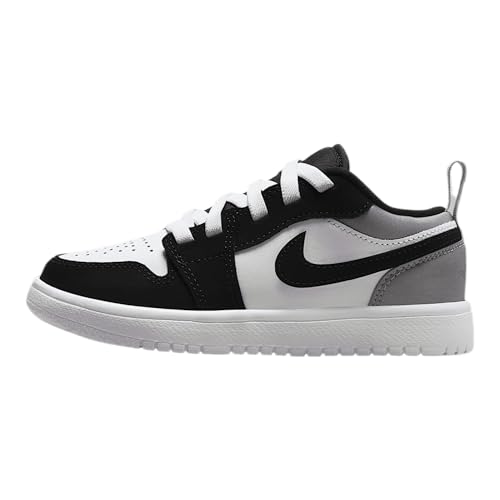 Jordan 1 Low Alt SE Little Kids' Shoes (IB3885-106, White/Black/Matte Silver/Fire Red)