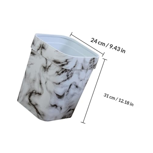 Caneca de basura cuadrada para cocina y baño miniatura 2