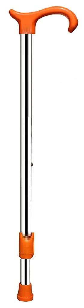 MUBBA Height Adjustable Walking Sticks Light Weight Canes for Old Age and Patients (Orange) (B0B4PBGBNV) Amazon Price History, Amazon Price Tracker
