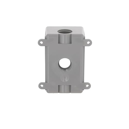Bell PSB37550GY Single-Gang Weatherproof Three 1/2 Inch Or 3/4 Inch Threaded Outlets thumb #3