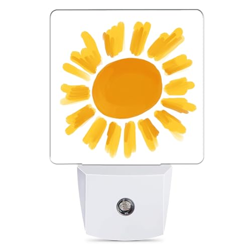 Jopowide Vintage Sun Dusk to Dawn Night Light, Auto Sensor