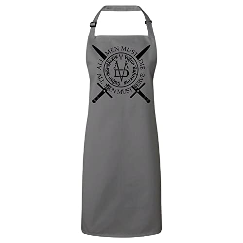 Tablier cuisine gris Valar Morghulis série TV All Men Must Die