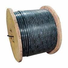 Kirloskar PVC and Rubber 3-CORE FLAT 3X2.5 MM | 2-1100 V | 25 Metre Long KBL Submersible Cable Wire (Black)