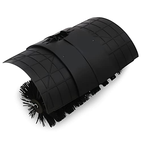 GMSLuu Gas Power Broom Head Sweeper Broom Attachment Driveway Turf Grass Snow Clean Bristle Brush Walk Behind Broom Couple Shaft Head Rolling Brush (Type 1)