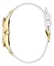 Guess Ladies 38mm Watch - White Strap White Dial Gold Tone Case