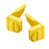 Bauarbeiter-Richtschnurhalter | 2-teiliger gerader Schnurhalter | Mauerlinienblöcke | für Ziegelsteinverlegung, Blocksteinverlegung, Fundamentierungsarbeiten, Baustelleneinsatz sowie Landschaftsgärtne