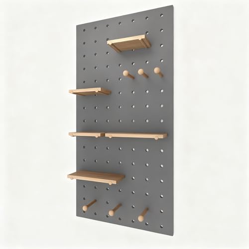 Grille murale métallique mobile pour optimiser le rangement de votre atelier