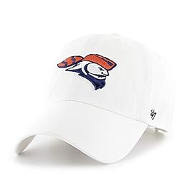 NCAA Carroll Pioneers Mens \'47 Clean Up Adjustable Hat\'47 Clean Up Adjustable Hat, White, One Size