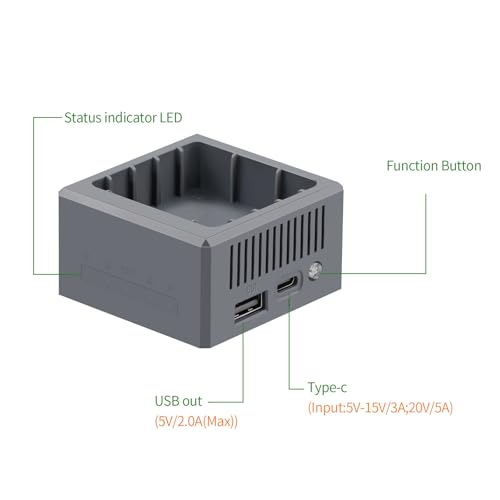 Accessoire rapide de charge pour batterie avec circuit de protection intelligent