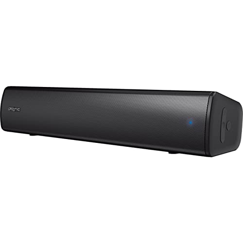 Creative Stage Air V2 2.0 Portable Bluetooth Sound Bar Speaker - 10 W RMS - Black (Renewed)