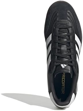 adidas Tênis unissex adulto Freestyle Indoor, Preto/branco/dourado