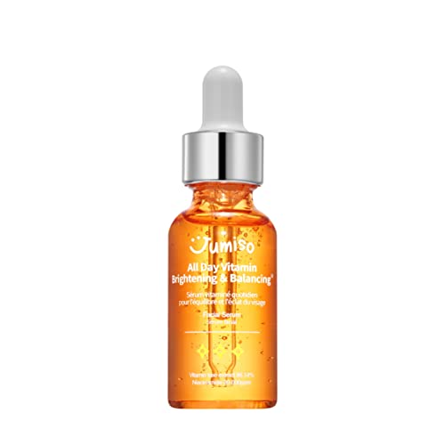 JUMISO All Day Vitamin Serum, Brightening & Balancing Facial Serum, Mother's Day, Gift, Vitamin C, A, B, D, E, Serum with Vitamin, Korean Skincare, Vegan serum,1.01 fl oz
