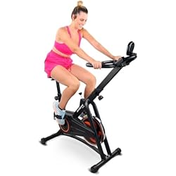 Bicicleta Estática Para Más De 100 Kilos Mobiclinic® Fitness, Bicicleta de spinning, Volante inercia 10kg, Resistencia regulable, Makalu, Regulable al completo, Pantalla LCD, Marca Española, Pulsómetro, Portabotellas, Soporte para móvil