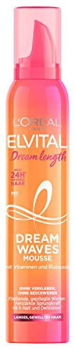 L'Oréal Paris Elvital Schaumfestiger für Locken und Wellen, Pflegender...