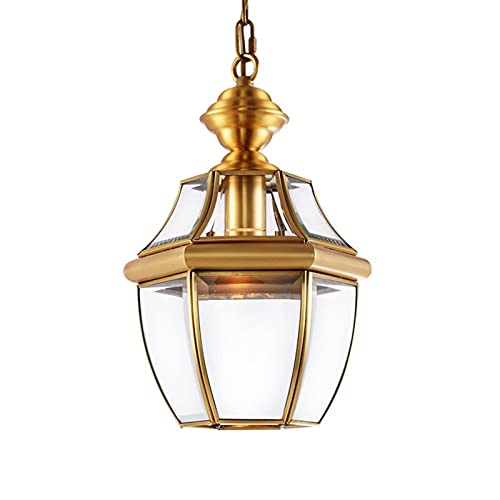 Plafonnier verre E27 suspension lanterne pour éclairage extérieur balcon