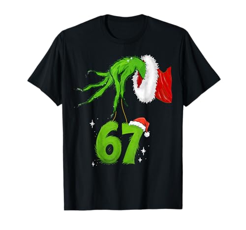 67 Meme Humor 6-7 Funny Six Seven Christmas T-Shirt