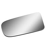 Auto Dynasty Driver/Left Side Door Rear View Mirror Glass Lens Replacement Compatible with 1987-1993 Ford Mustang