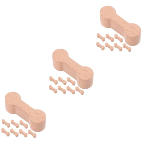 Abaodam 3sets Buckle Model Railway Train Buckle Train Track Adaptors for Boys and Girls Wooden Accessories Build Imaginative Scenes 8pcs*3