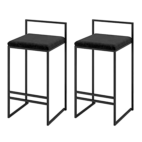 Tabourets de bar 65 cm dossier velours pour résoudre le manque de confort - 2