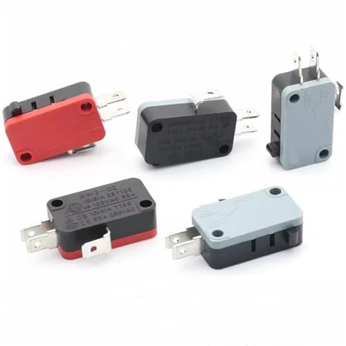 Interruptor KW3-OZ con trípode de pie curvo y botón de desplazamiento 5 uds 3