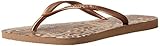 Havaianas Women's Slim Flip Flop Sandals, Animal Print,Rose Gold,41/42 BR (11-12 M US)