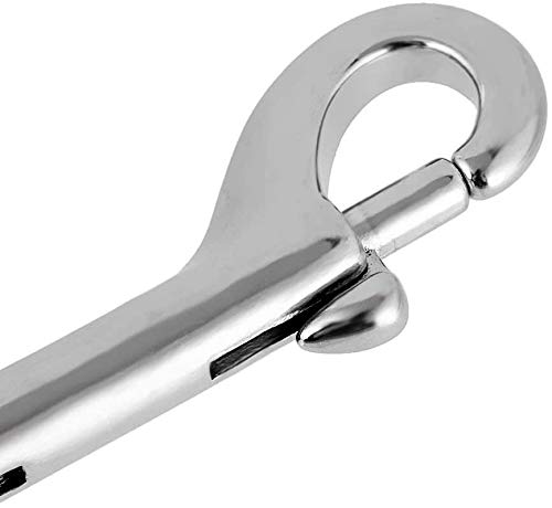POFET 2 pezzi 100 mm-316 acciaio inox doppia estremità bullone a scatto clip doppia estremità scatto catena immersione clip per secchio acqua/cane guinzaglio animale domestico secchio