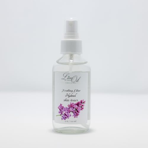Lilac Hydrosol Facial Toner – Organic Flower Water | Refreshing Aromatherapy Mist for Face & Hair | Balancing, Cooling & Hydrating | Small Batch Distilled | 4 fl oz