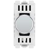 BG RPCDTR Polished Chrome Single Trailing Edge Dimmer Module Grid Light Switch
