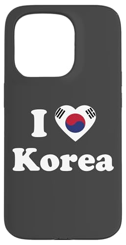 I Love Korea I Heart Korean Korean Coque pour iPhone 15 Pro