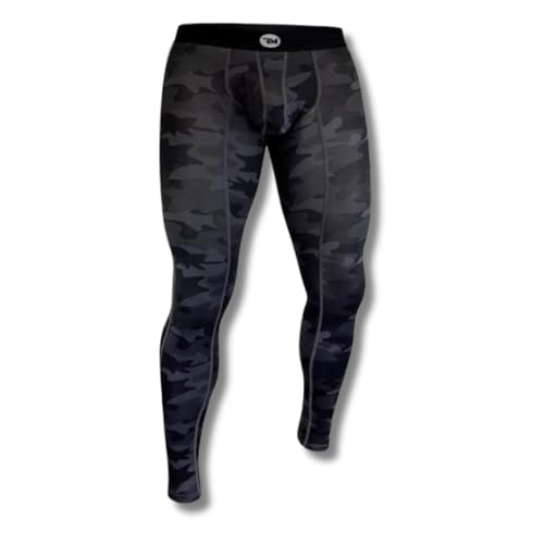 Real Men 28in Nylon Leggings D Pouch Xs 1pk Gry Camo