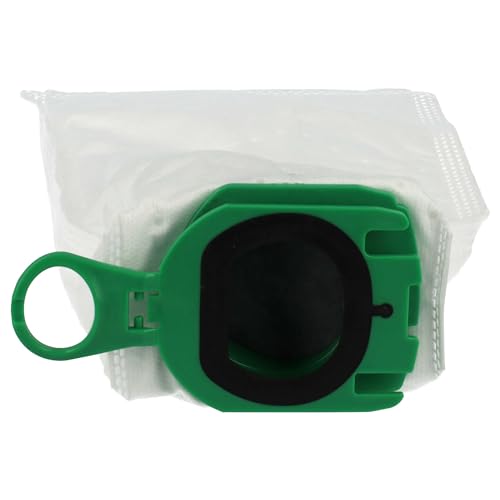 vhbw 20x Staubsaugerbeutel kompatibel mit Vorwerk Kobold VB100, EBB100, FP100 Staubsauger - Mikrovlies, 25cm x 10cm Gr&uuml;n Wei&szlig;