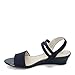LifeStride Women's Yolo Wedge Sandal, Navy, 8.5 M US